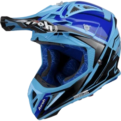 Airoh Aviator 2.2 Check Gloss Blue Helmet