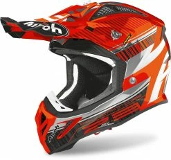 Airoh Aviator 2.3 Novak Chrome/Orange Helmet