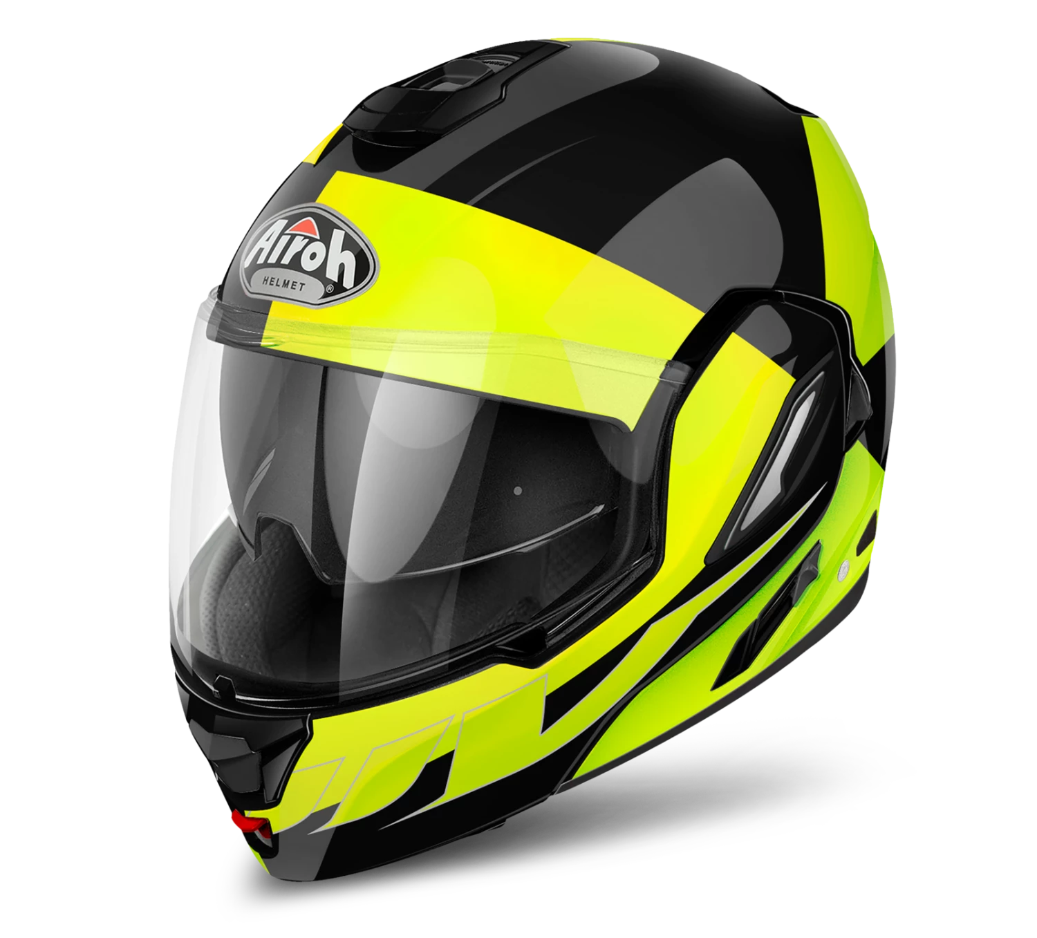 Airoh Rev Fusion Black/Yellow Modular Helmet