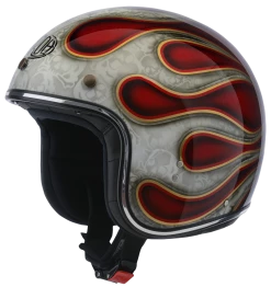 Airoh Riot Flame Red Glitter Helmet