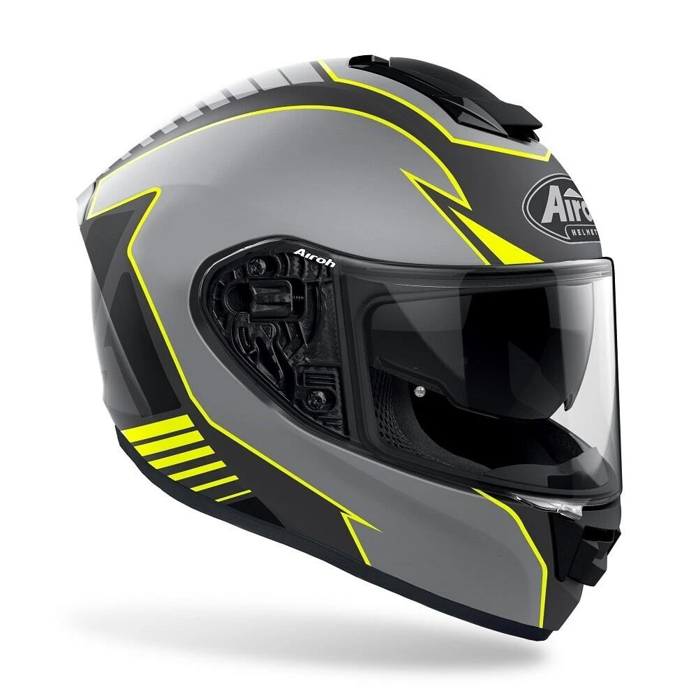 Airoh ST501 Type Matte Yellow Helmet - Image 3