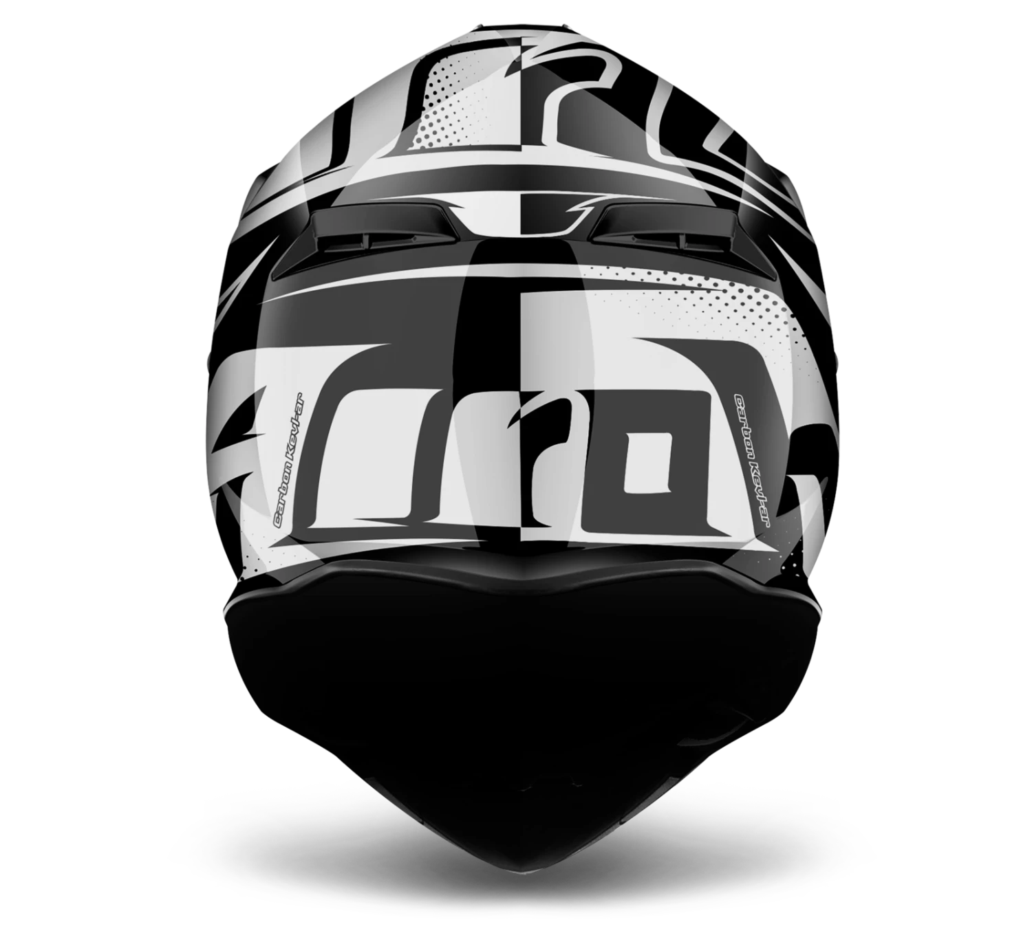 Airoh Terminator Cleft Gloss Black Helmet - Image 2