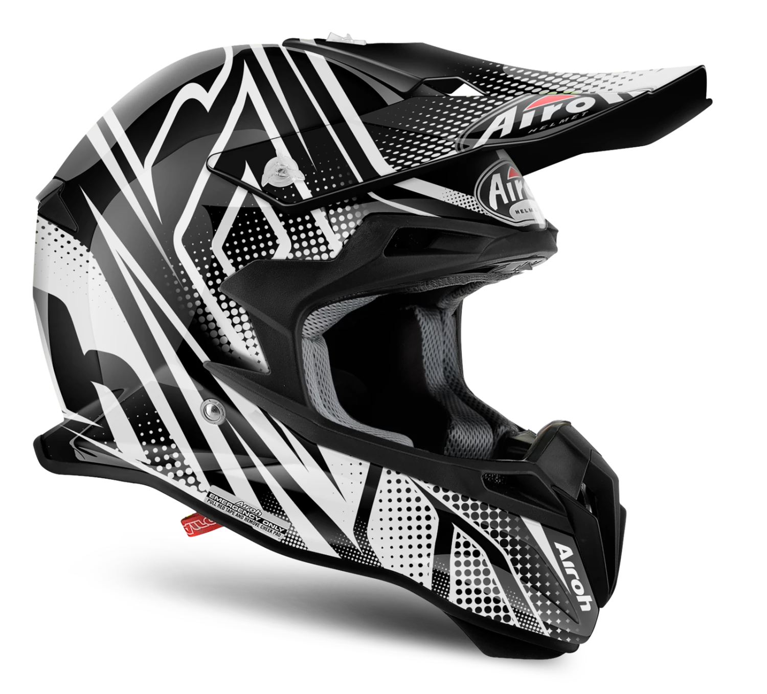 Airoh Terminator Cleft Gloss Black Helmet - Image 3