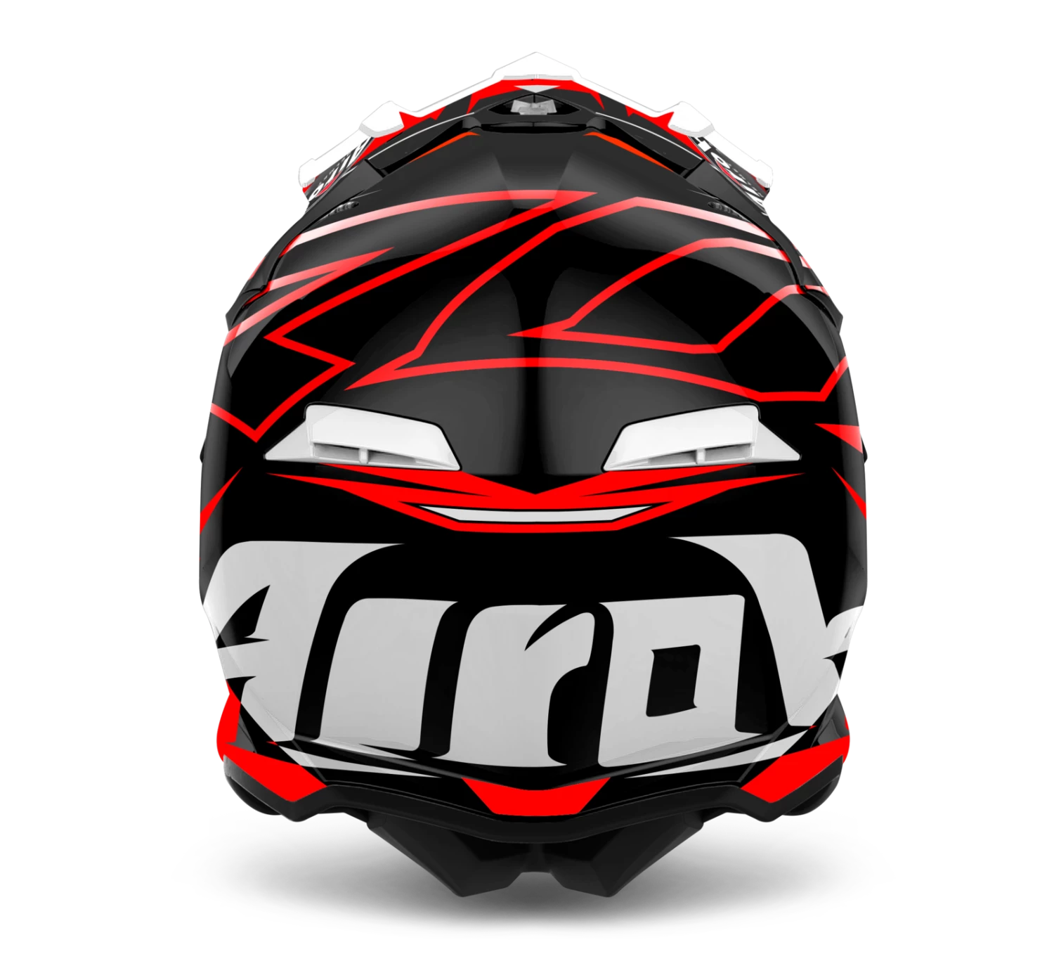 Airoh Terminator Open Vision Shock Red Helmet - Image 2