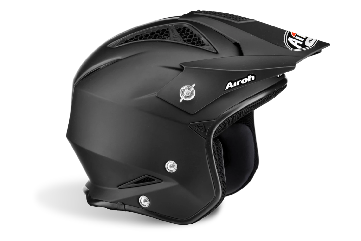 Airoh TRR-S Matte Black Trial Helmet - Image 3