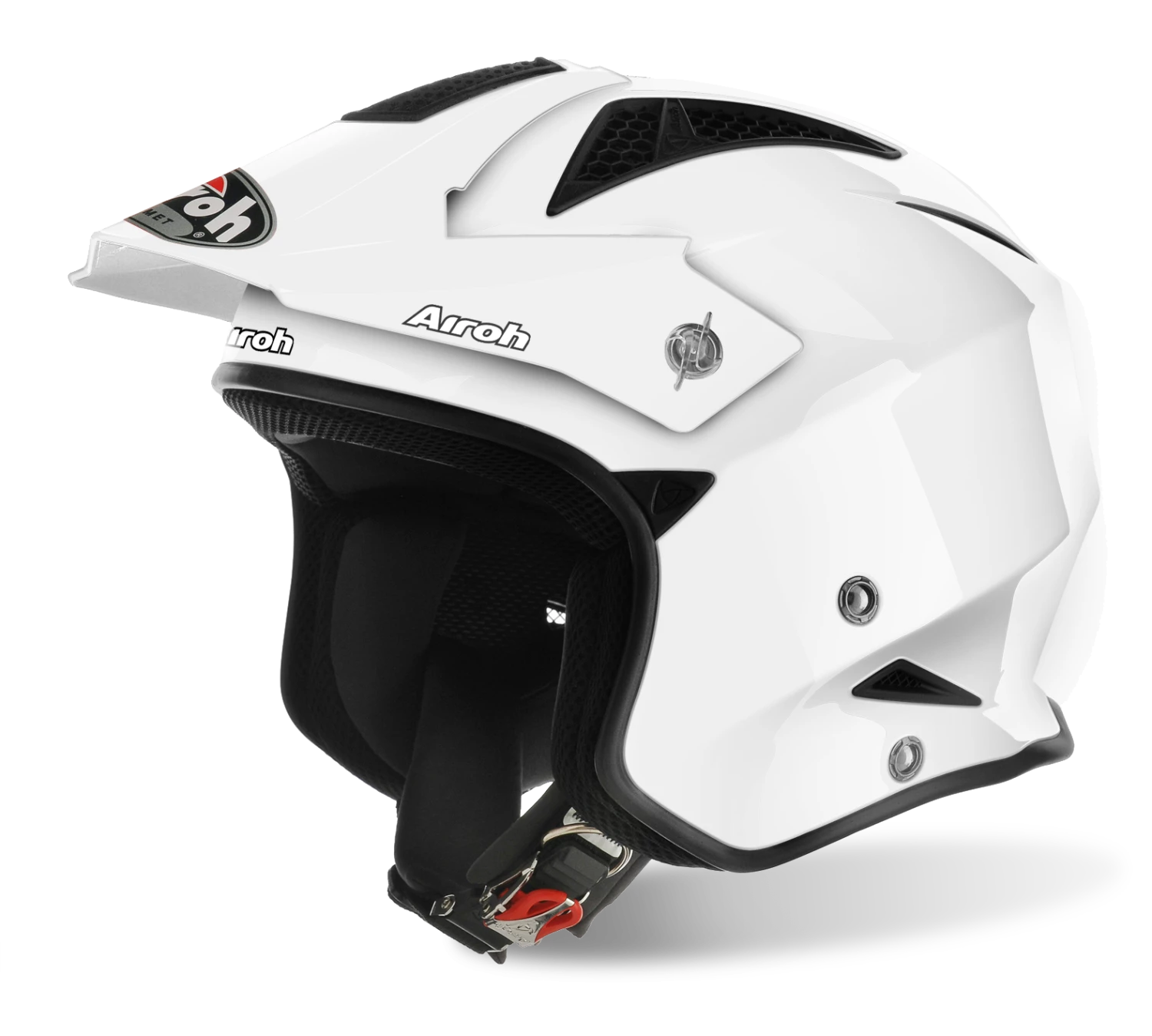Airoh TRR-S Gloss White Trial Helmet