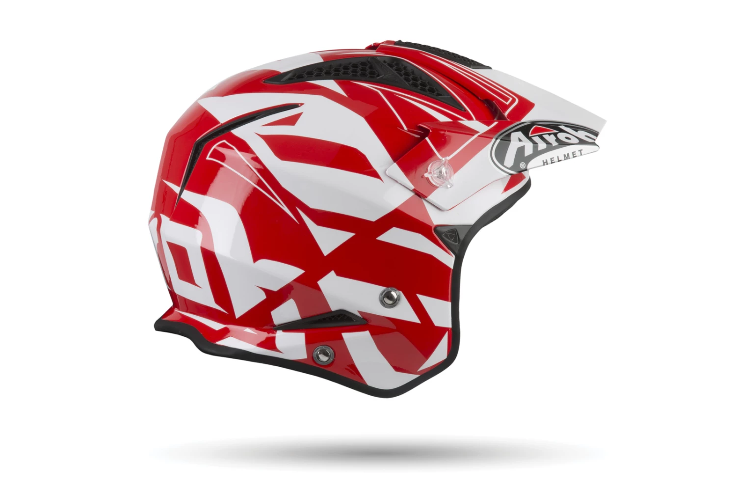 Airoh TRR-S Convert Red Trial Helmet - Image 4