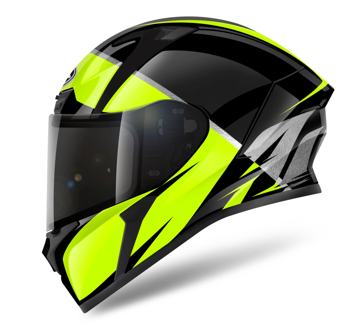 Airoh Valor Eclipse Yellow Helmet - Image 2