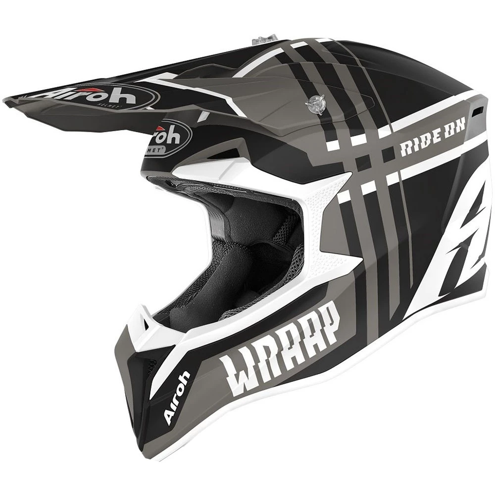 Airoh Wraap Broken Matte Anthracite Helmet