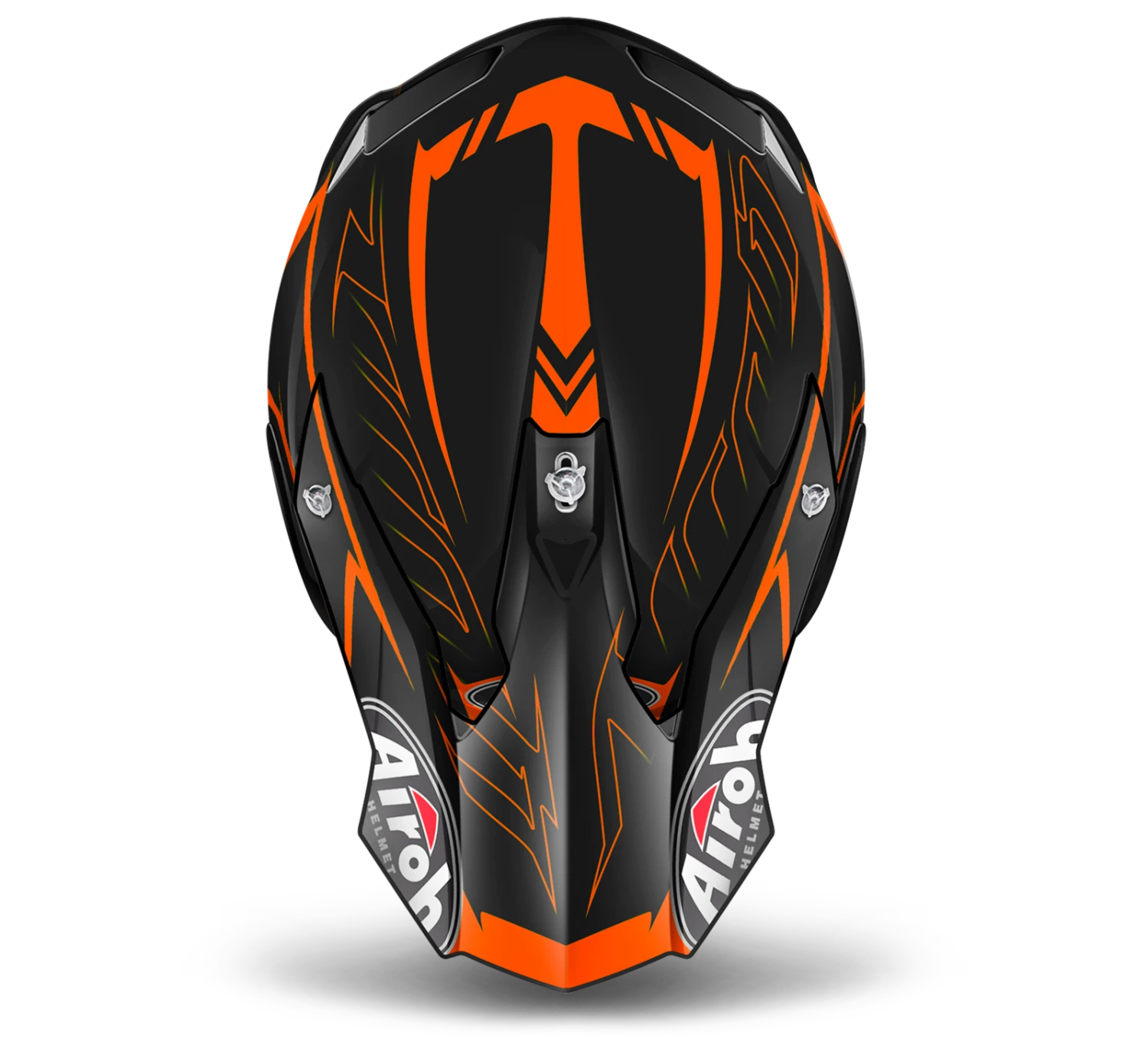 Airoh HAZV6127 Replacement Peak for Terminator 2.1 Helmets Slim Matte Orange
